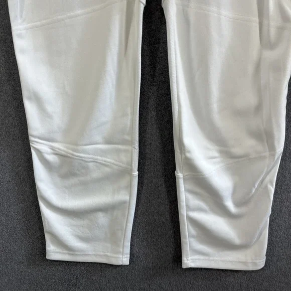 Nike Boys Vapor Select Full Length Piped Baseball Pants White Green L BQ6426-111 - Picture 8 of 16